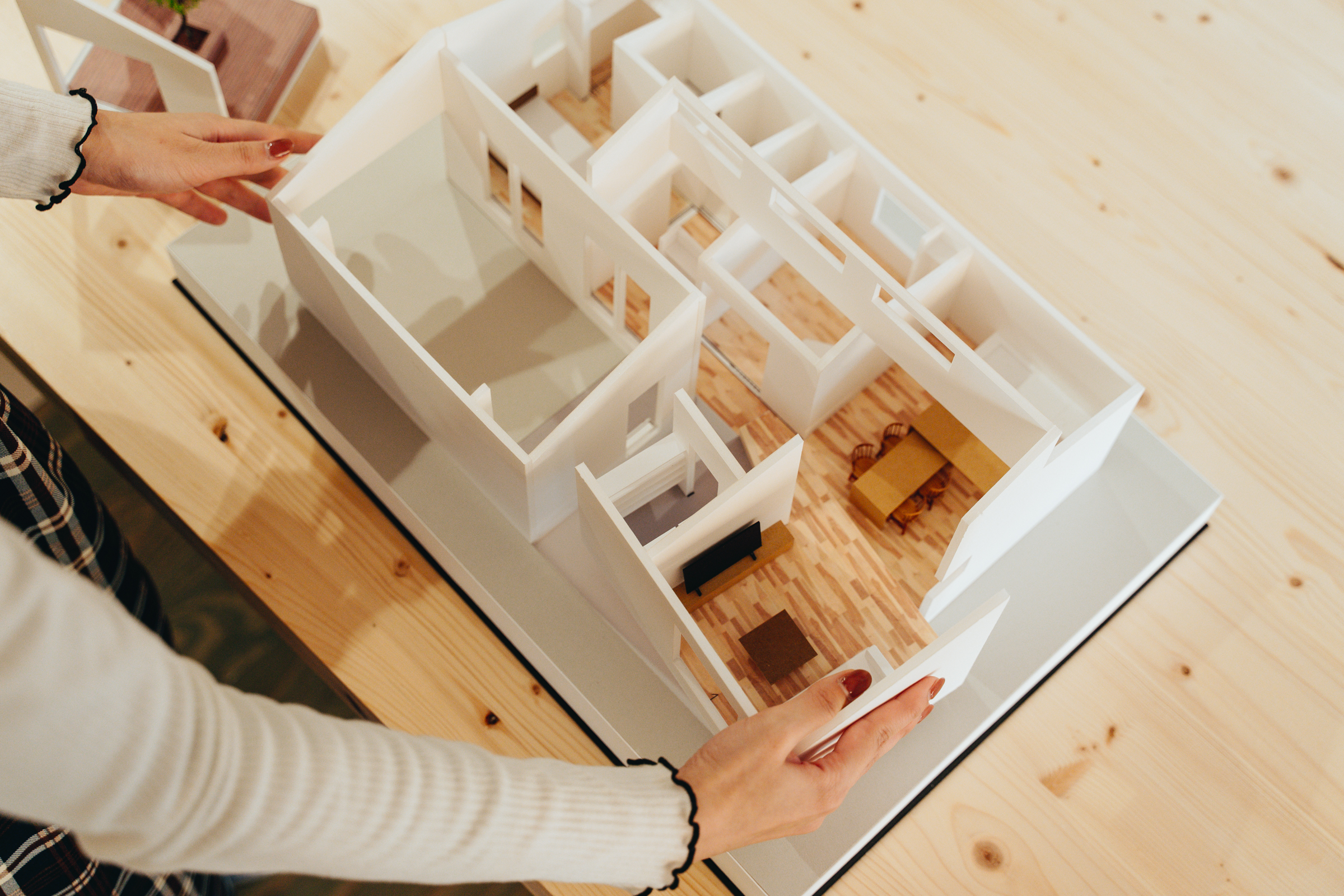 千葉市で希少な平屋のモデルハウス パース